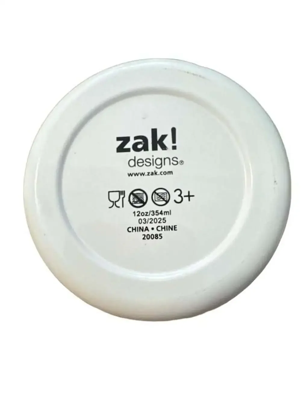 Zak Designs Minnie Mouse Food Jar 12 Oz Pink White